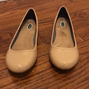 Dr. Scholl’s nude flats.